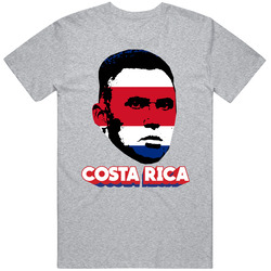 Keylor Navas Costa Rica Flag Big Head Fifa World Cup Fan T Shirt
