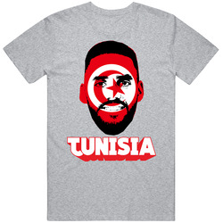 Dylan Bronn Tunisia Flag Big Head Fifa World Cup Fan T Shirt