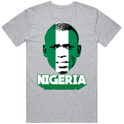 Abdullahi Shehu Nigeria Flag Head Fifa World Cup Fan T Shirt