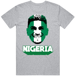 Leon Balogun Nigeria Flag Head Fifa World Cup Fan T Shirt