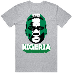 Oghenekaro Etebo Nigeria Flag Head Fifa World Cup Fan T Shirt