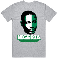 Odion Ighalo Nigeria Flag Head Fifa World Cup Fan T Shirt