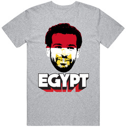 Mohamed Salah Egypt Flag Big Head Fifa World Cup Fan T Shirt