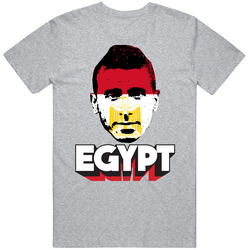 Mohamed Abdel Shafy Egypt Flag Big Head Fifa World Cup Fan T Shirt