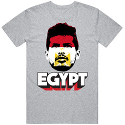 Tarek Hamed Egypt Flag Big Head Fifa World Cup Fan T Shirt