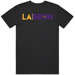 Labron La Bron Los Angeles Basketball Fan T Shirt