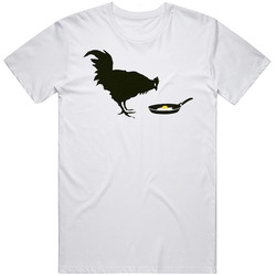 Chicken & Egg Banksy Street Art Graffiti Painting  Fan T Shirt