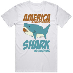 America It Kinda Looks Like A Shark Or Something Usa Shark Week Tv T S