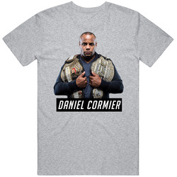 Daniel Cormier Light Heavyweight Champion Two Belts Fighter Fan T Shir