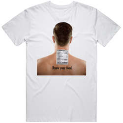 Santa Clarita Diet Nutritional Facts Netflix Original Fan T Shirt