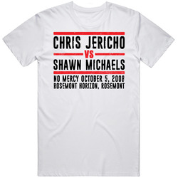 Chris Jericho Vs Shawn Michaels No Mercy Retro Look T Shirt