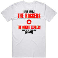 The Rockers Vs The Orient Express Royal Rumble Retro Look T Shirt