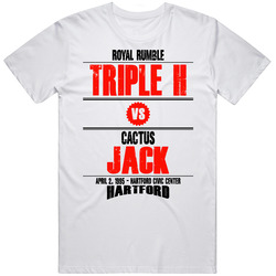 Triple H Vs Cactus Jack Royal Rumble Retro Look T Shirt