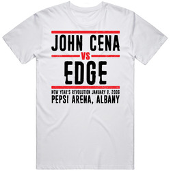 John Cena Vs Edge New Year's Revolution Retro Look T Shirt