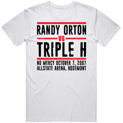 Randy Orton Vs Triple H No Mercy Retro Look T Shirt