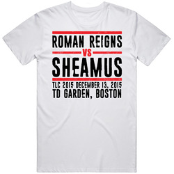 Roman Reigns Vs Sheamus Tlc 2015 Retro Look T Shirt
