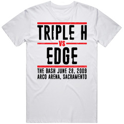 Triple H Vs Edge The Bash Retro Look T Shirt