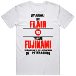 Ric Flair Vs Tatsumi Fujinami Superbrawl I Retro Look T Shirt