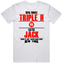 Triple H Vs Cactus Jack Royal Rumble A Retro Look T Shirt