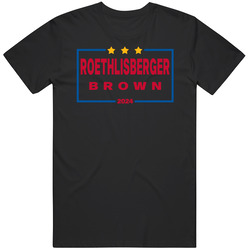 Ben Roethlisberger Antonio Brown For President 2024 Pittsburgh Footbal
