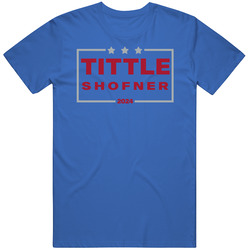 Ya Tittle Del Shofner For President 2024 New York G Football Fan T Shi