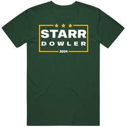 Bart Starr Boyd Dowler For President 2024 Green Bay Football Fan T Shi