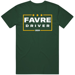 Brett Favre Donald Driver For President 2024 Green Bay Football Fan T 