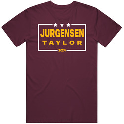 Sonny Jurgensen Charley Taylor For President 2024 Washington Football 