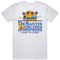 Desantis Airlines Delivering Freedom T Shirt