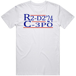 R2-d2 And C-3po For President '24 Star Wars Fan T Shirt