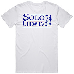 Hans Solo And Chewbacca For President '24 Star Wars Fan T Shirt