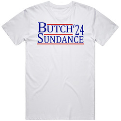 Butch Cassidy And The Sundance Kid For President '24 Movie Fan T 