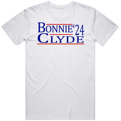 Bonnie And Clyde For President '24 Movie Fan T Shirt