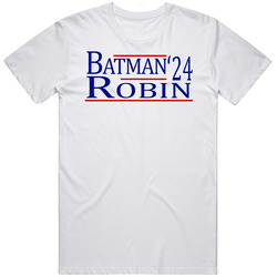 Batman And Robin For President '24 Batman Movies Fan T Shirt