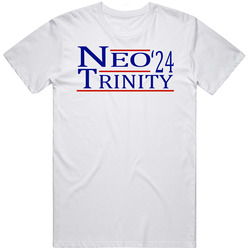 Neo And Trinity For President '24 The Matrix Fan T Shirt