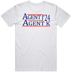 Agent J And Agent K For President '24 Men In Black Fan T Shirt
