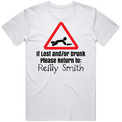 Reilly Smith If Lost Or Drunk Return T Shirt