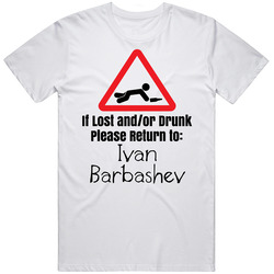 Ivan Barbashev If Lost Or Drunk Return T Shirt