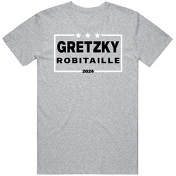Wayne Gretzky Luc Robitaille For President 2024 Los Angeles Hockey Fan