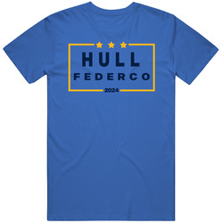 Brett Hull Bernie Federco For President 2024 St Louis Hockey Fan T Shi