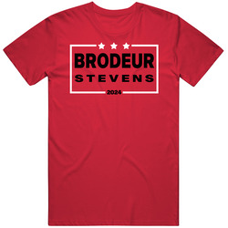 Martin Brodeur Scott Stevens For President 2024 New Jersey Hockey Fan 