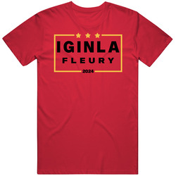 Jerome Iginla Theo Fleury For President 2024 Calgary Hockey Fan T Shir