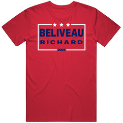 Jean Beliveau Maurice Richard For President 2024 Montreal Hockey Fan T
