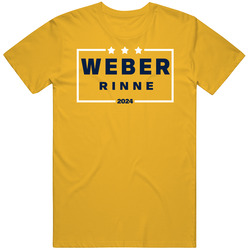 Shea Weber Pekka Rinne For President 2024 Nashville Hockey Fan T Shirt