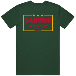 Marian Gaborik Mikko Koivu For President 2024 Minnesota Hockey Fan T S