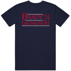 Tom Brady Rob Gronkowski For President '24 New England Football F