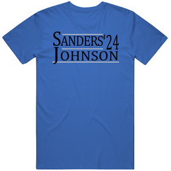 Barry Sanders Calvin Johnson For President '24 Detroit Football F