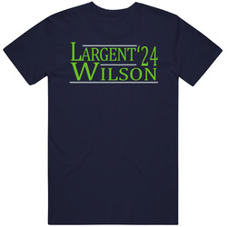 Steve Largent Russell Wilson For President '24 Seattle Football F