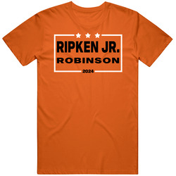 Cal Ripken Jr Brooks Robinson For President 2024 Baltimore Baseball Fa