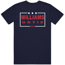 Ted Williams David Ortiz For President 2024 Boston Baseball Fan T Shir